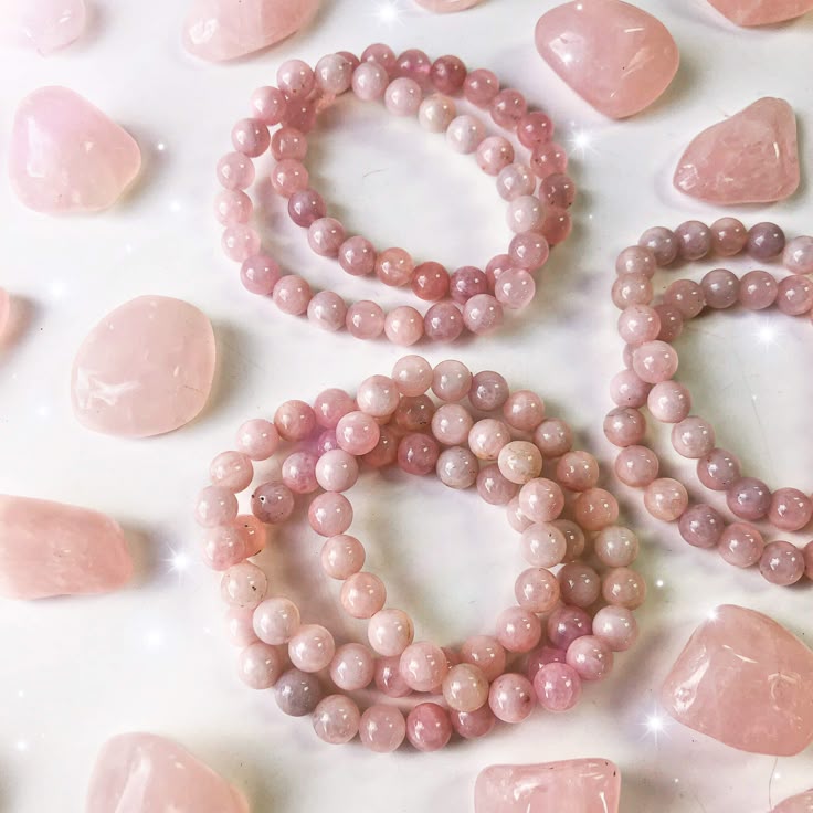 Rose Quartz 8MM Round Bead Bracelet