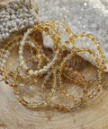 Citrine 8mm Round Bead Bracelet