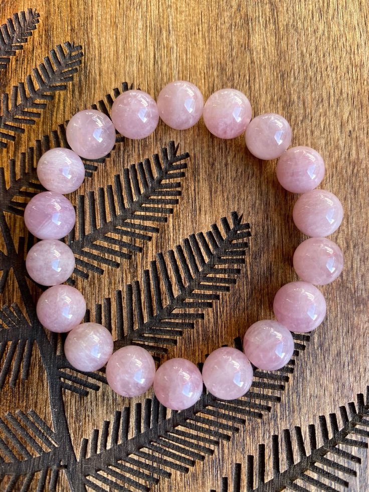 Rose Quartz 8MM Round Bead Bracelet