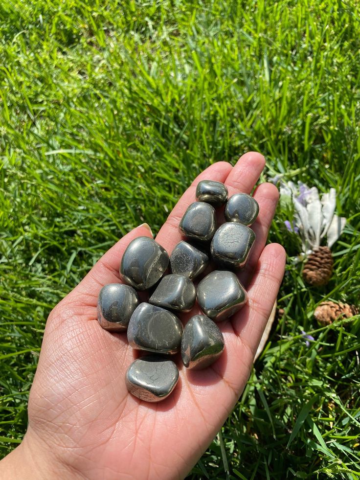 Pyrite Tumbled Stone – The Stone of Abundance & Protection