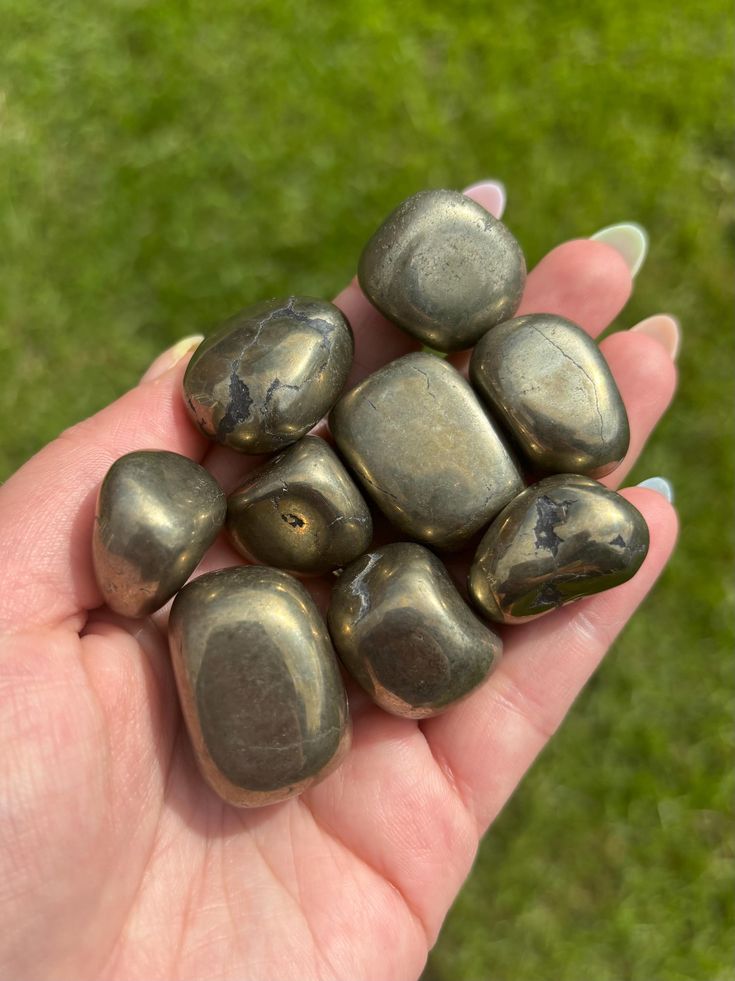 Pyrite Tumbled Stone – The Stone of Abundance & Protection