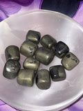 Pyrite Tumbled Stone – The Stone of Abundance & Protection